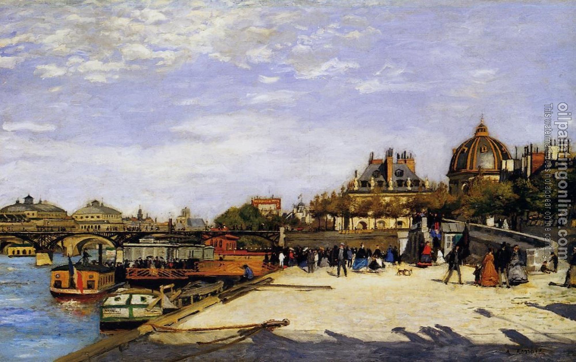 Renoir, Pierre Auguste - The Pont des Arts and the Institut de France